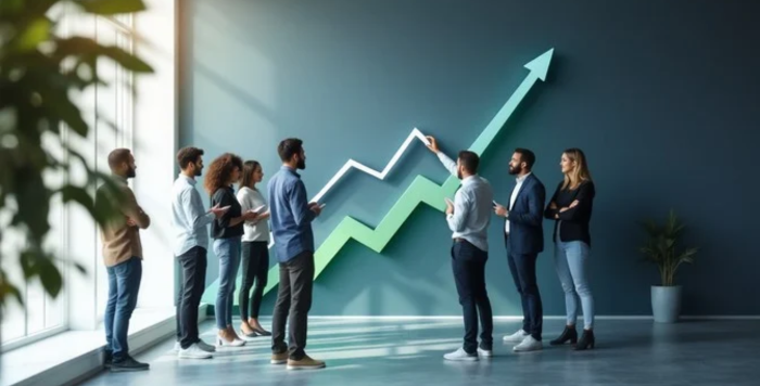 Business leader reviewing key metrics to scale their business with Guide to Greatness®. Call (480) 717-9612 to start scaling your company today.